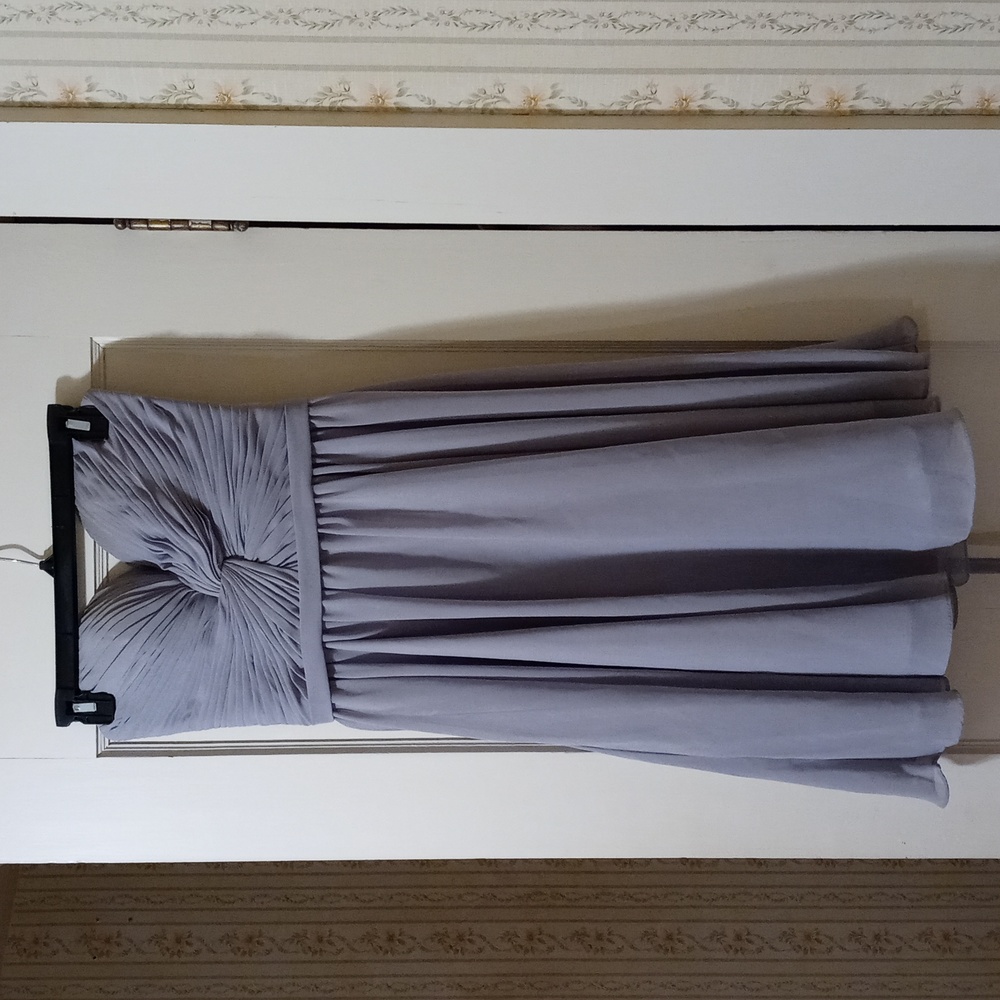 Strapless Cocktail Dress | Gray | Dancing Queen